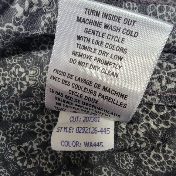 Paige Hidden Hills Straight Dark Wash Denim Blue Jeans Sz 26 - Picture 16 of 16